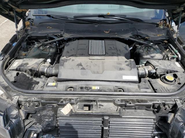 SALGV2SEXMA425822 - 2021 LAND ROVER RANGE ROVE AUTOBIOGRAPHY GREEN photo 12