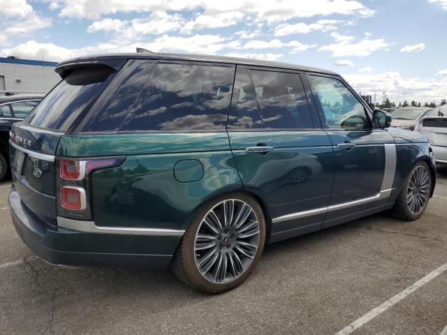 SALGV2SEXMA425822 - 2021 LAND ROVER RANGE ROVE AUTOBIOGRAPHY GREEN photo 3