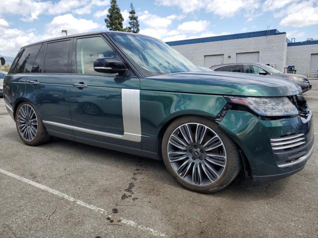 SALGV2SEXMA425822 - 2021 LAND ROVER RANGE ROVE AUTOBIOGRAPHY GREEN photo 4