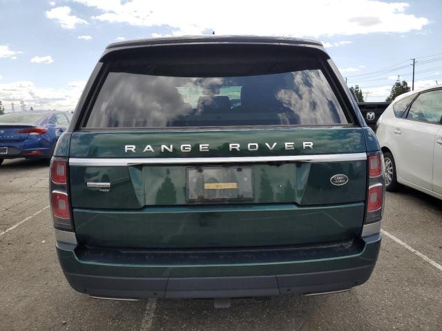SALGV2SEXMA425822 - 2021 LAND ROVER RANGE ROVE AUTOBIOGRAPHY GREEN photo 6