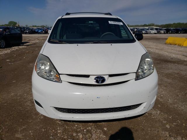 5TDZK23C48S183320 - 2008 TOYOTA SIENNA CE WHITE photo 5