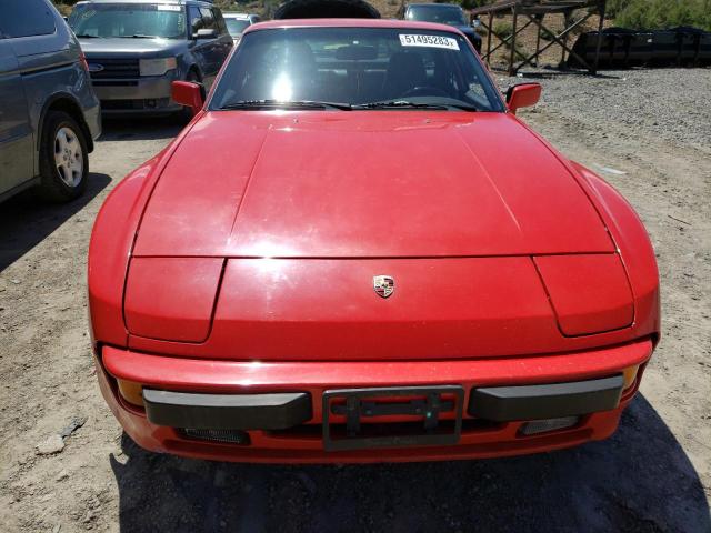 WP0AA0940HN450124 - 1987 PORSCHE 944 S RED photo 5