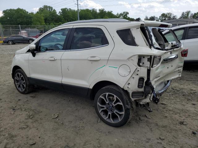 MAJ6S3KL7LC359027 - 2020 FORD ECOSPORT TITANIUM WHITE photo 2