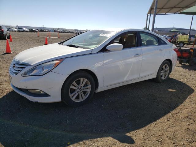 5NPEB4AC2DH803580 - 2013 HYUNDAI SONATA GLS WHITE photo 1