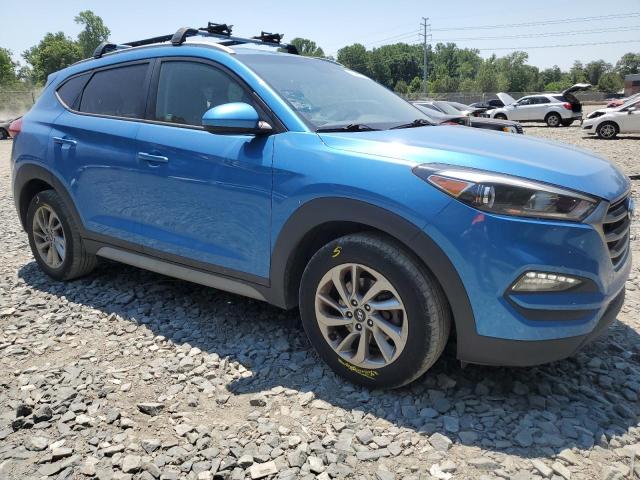 KM8J33A43JU604999 - 2018 HYUNDAI TUCSON SEL BLUE photo 4