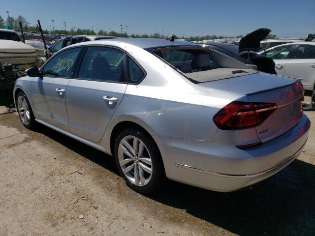 1VWLA7A34KC001288 - 2019 VOLKSWAGEN PASSAT WOLFSBURG SILVER photo 2