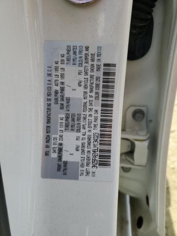 3MZBPAEM5LM134023 - 2020 MAZDA 3 PREMIUM WHITE photo 12