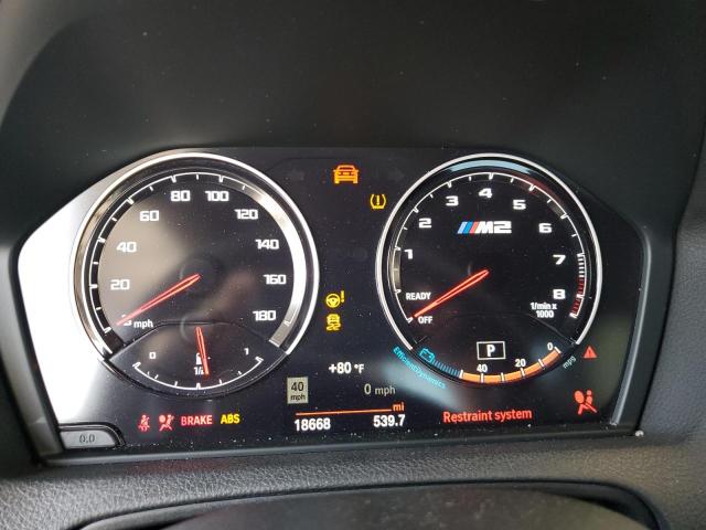 WBS2U7C01L7E57943 - 2020 BMW M2 COMPETITION SILVER photo 9