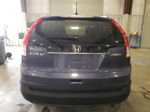 2HKRM4H74DH625742 - 2013 HONDA CR-V EXL BLUE photo 6