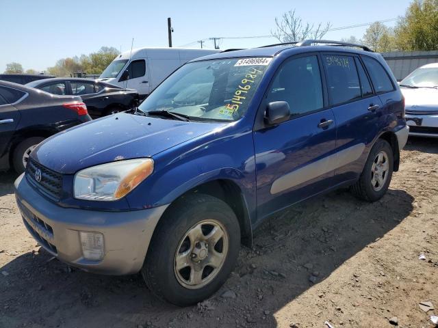 JTEHH20V620168677 - 2002 TOYOTA RAV4 BLUE photo 1