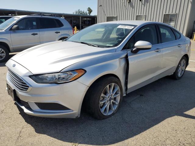 3FA6P0LU1HR323513 - 2017 FORD FUSION SE HYBRID SILVER photo 1