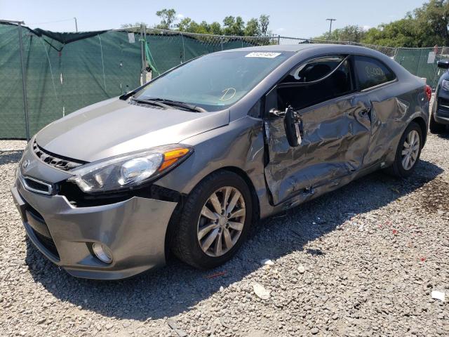 KNAFX6A85G5596682 - 2016 KIA FORTE EX GRAY photo 1