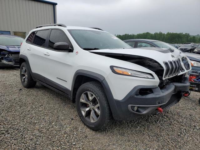 1C4PJMBS8EW171097 - 2014 JEEP CHEROKEE TRAILHAWK WHITE photo 4