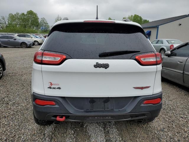 1C4PJMBS8EW171097 - 2014 JEEP CHEROKEE TRAILHAWK WHITE photo 6