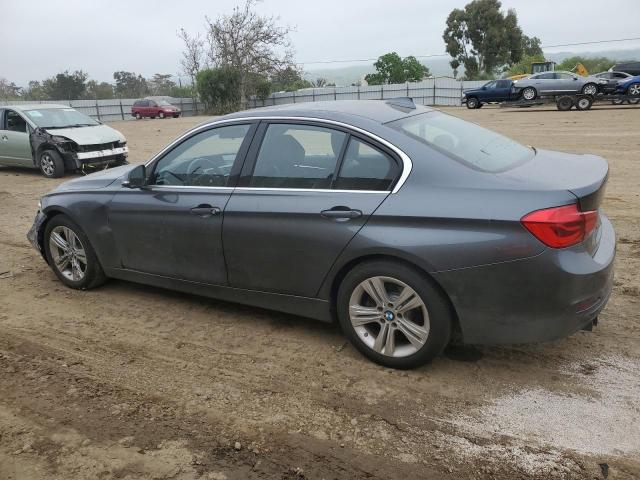 WBA8B9G51HNU50156 - 2017 BMW 330 I GRAY photo 2