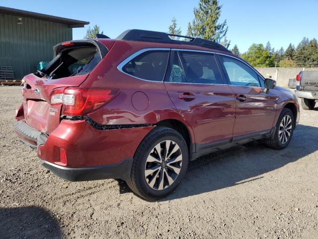 4S4BSANC0G3220223 - 2016 SUBARU OUTBACK 2.5I LIMITED RED photo 3