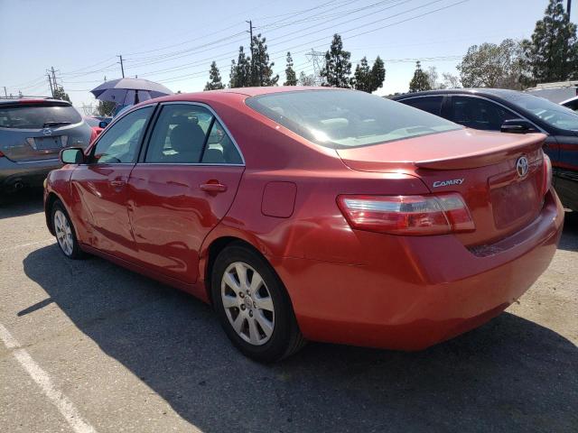 4T1BE46K67U082227 - 2007 TOYOTA CAMRY CE RED photo 2
