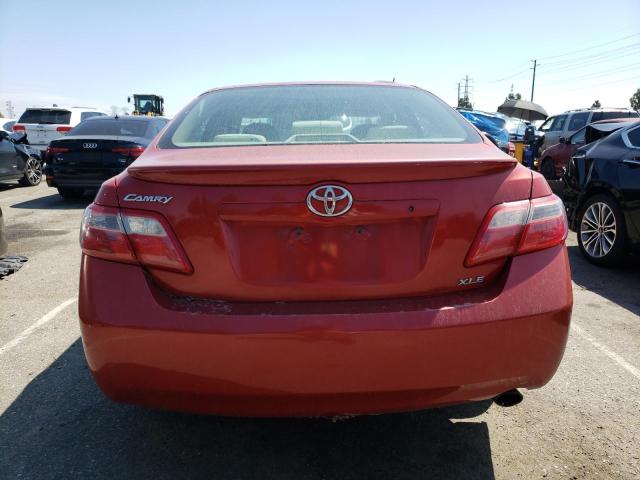 4T1BE46K67U082227 - 2007 TOYOTA CAMRY CE RED photo 6