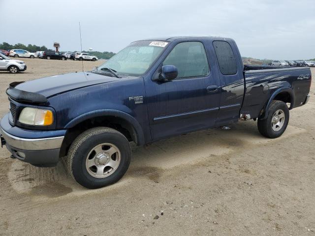 1FTRX18W62NA89564 - 2002 FORD F150 BLUE photo 1