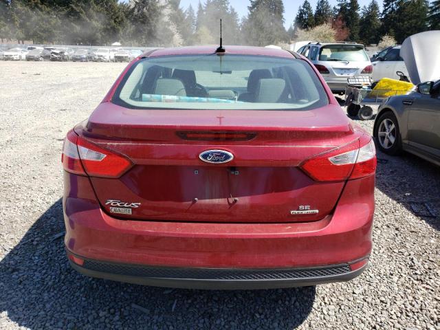 1FADP3F27EL180855 - 2014 FORD FOCUS SE RED photo 6