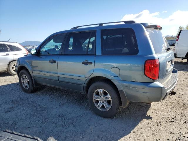 5FNYF18405B066927 - 2005 HONDA PILOT EX TEAL photo 2