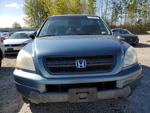 5FNYF18405B066927 - 2005 HONDA PILOT EX TEAL photo 5