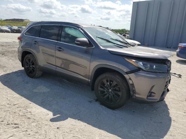 5TDJZRFH0KS621590 - 2019 TOYOTA HIGHLANDER SE GRAY photo 4