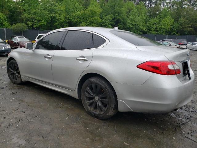 JN1AY1AR5CM580233 - 2012 INFINITI M56 X SILVER photo 2