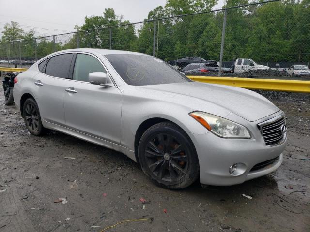 JN1AY1AR5CM580233 - 2012 INFINITI M56 X SILVER photo 4