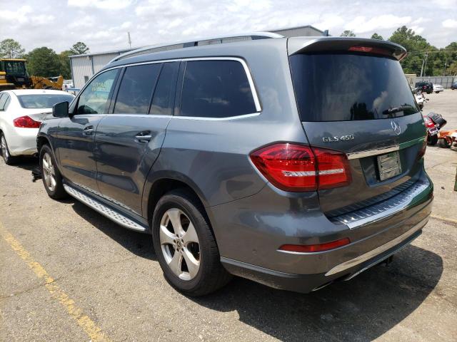 4JGDF6EE4HA959250 - 2017 MERCEDES-BENZ GLS 450 4MATIC GRAY photo 2