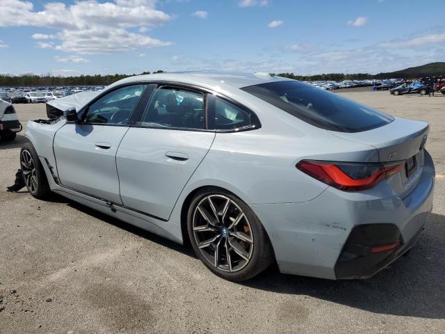WBY33AW03PFR42535 - 2023 BMW I4 M50 GRAY photo 2