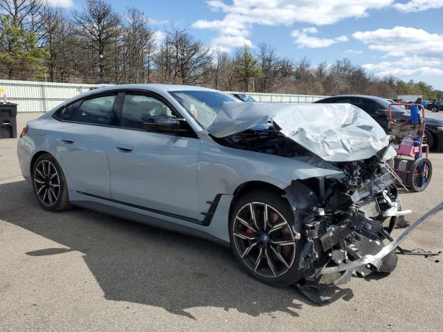 WBY33AW03PFR42535 - 2023 BMW I4 M50 GRAY photo 4