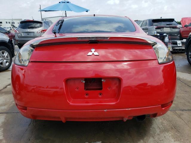 4A3AK34T46E007403 - 2006 MITSUBISHI ECLIPSE GT RED photo 6