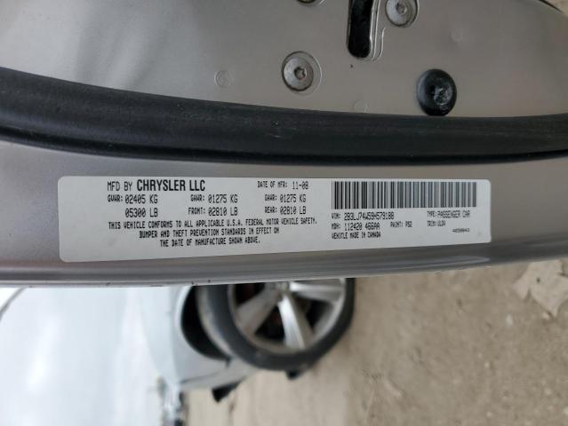 2B3LJ74W59H579188 - 2009 DODGE CHALLENGER SRT-8 银色 照片 12