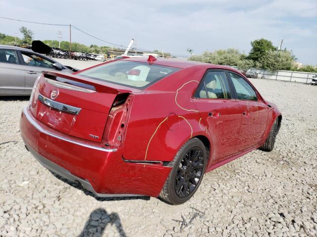 1G6DL5ED1B0166339 - 2011 CADILLAC CTS PERFORMANCE COLLECTION RED photo 3