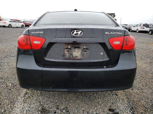 KMHDU46D78U311593 - 2008 HYUNDAI ELANTRA GLS BLACK photo 6