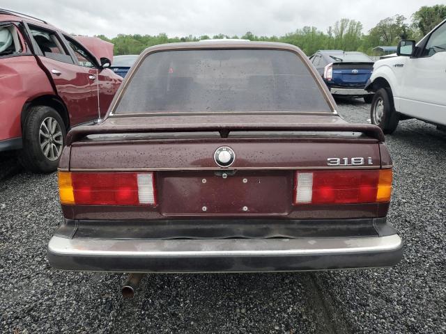 WBAAK7401E8716431 - 1984 BMW 318 I RED photo 6