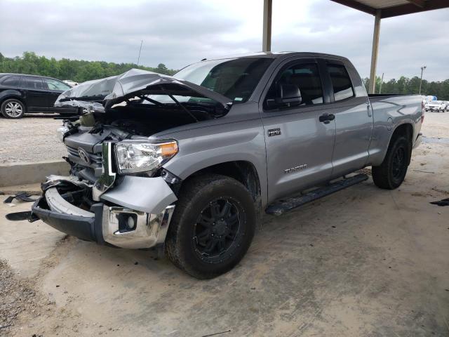 5TFRY5F18EX166780 - 2014 TOYOTA TUNDRA DOUBLE CAB SR/SR5 SILVER photo 1