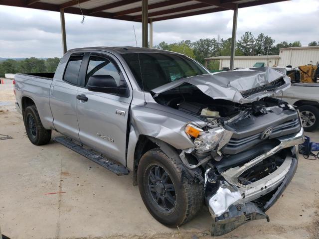 5TFRY5F18EX166780 - 2014 TOYOTA TUNDRA DOUBLE CAB SR/SR5 SILVER photo 4