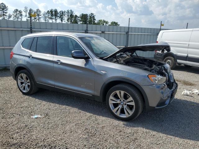 5UXWX7C50E0E76313 - 2014 BMW X3 XDRIVE35I BLUE photo 4