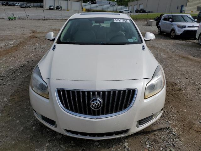 2G4GU5GV8C9176074 - 2012 BUICK REGAL PREMIUM WHITE photo 5