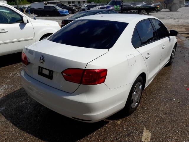 3VW2K7AJ2EM335782 - 2014 VOLKSWAGEN JETTA BASE 白色 照片 4