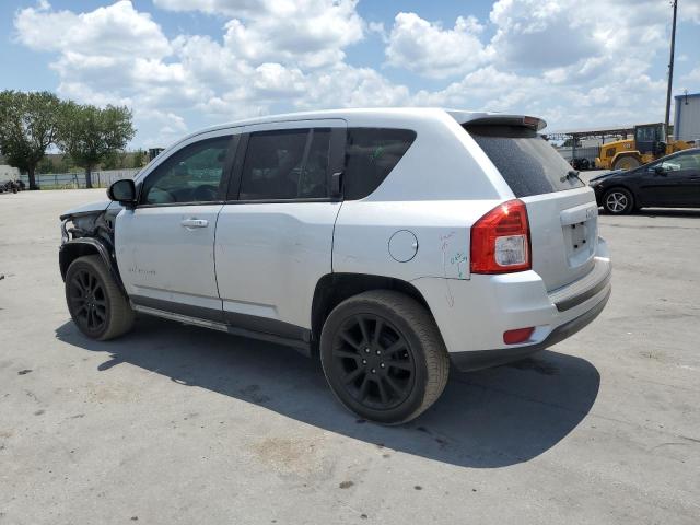 1C4NJCEB6DD167668 - 2013 JEEP COMPASS LATITUDE SILVER photo 2