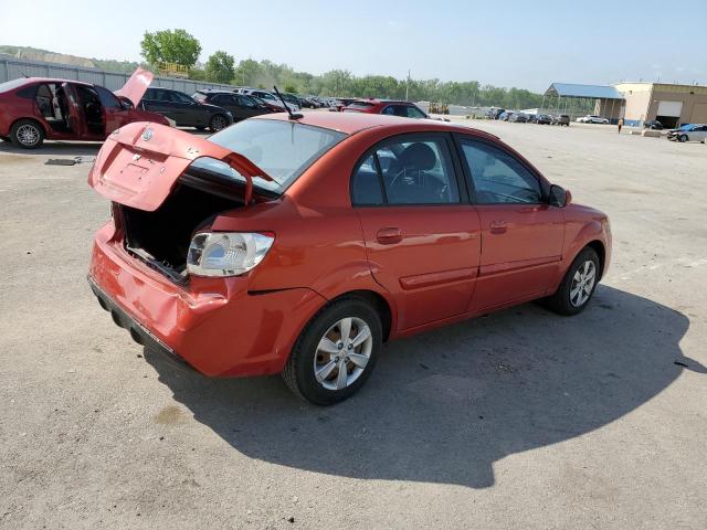 KNADH4A33B6944236 - 2011 KIA RIO BASE ORANGE photo 3