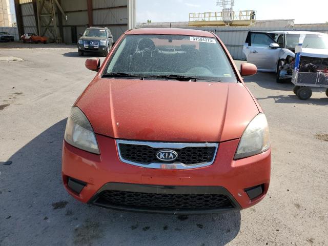 KNADH4A33B6944236 - 2011 KIA RIO BASE ORANGE photo 5