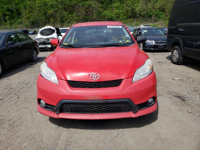 2T1LE4EEXBC020324 - 2011 TOYOTA COROLLA MA S RED photo 5