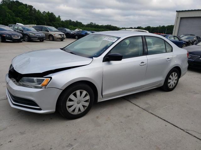 3VW2K7AJ8FM326022 - 2015 VOLKSWAGEN JETTA BASE فضي صورة 1