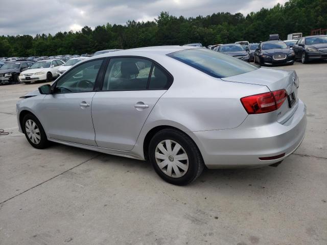 3VW2K7AJ8FM326022 - 2015 VOLKSWAGEN JETTA BASE فضي صورة 2