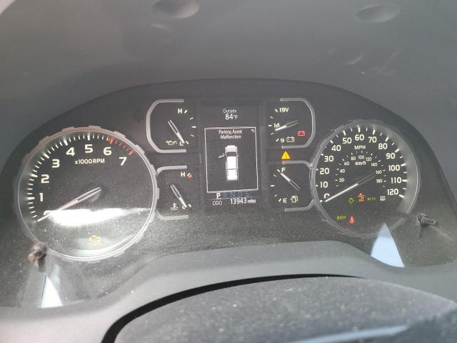 5TFTY5F17LX010992 - 2020 TOYOTA TUNDRA DOUBLE CAB SR/SR5 WHITE photo 9