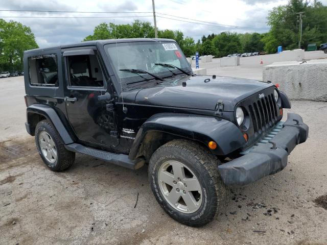 1J4AA5D13AL125389 - 2010 JEEP WRANGLER SAHARA BLACK photo 4